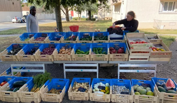 Jardins Eveil, marché QPV Couronneries